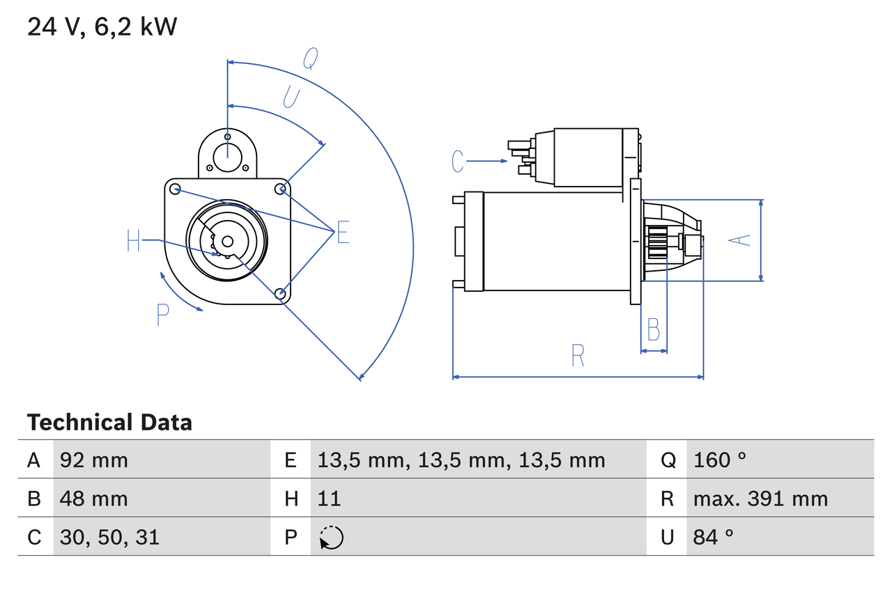 Electromotor BOSCH pentru autovehicule - RESIGILAT